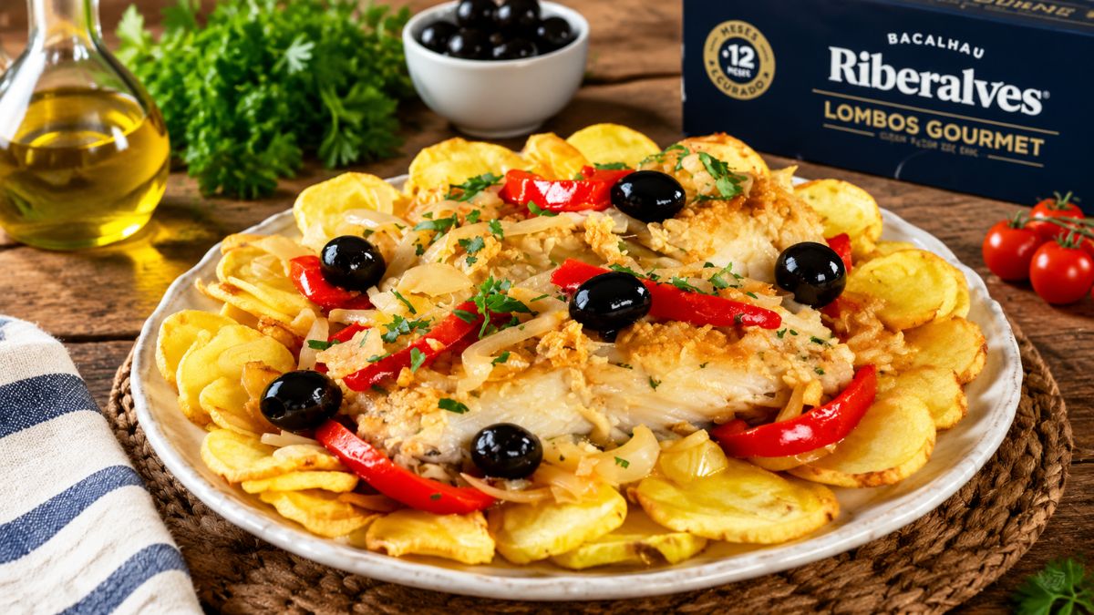 Bacalhau à Minhota na Air Fryer