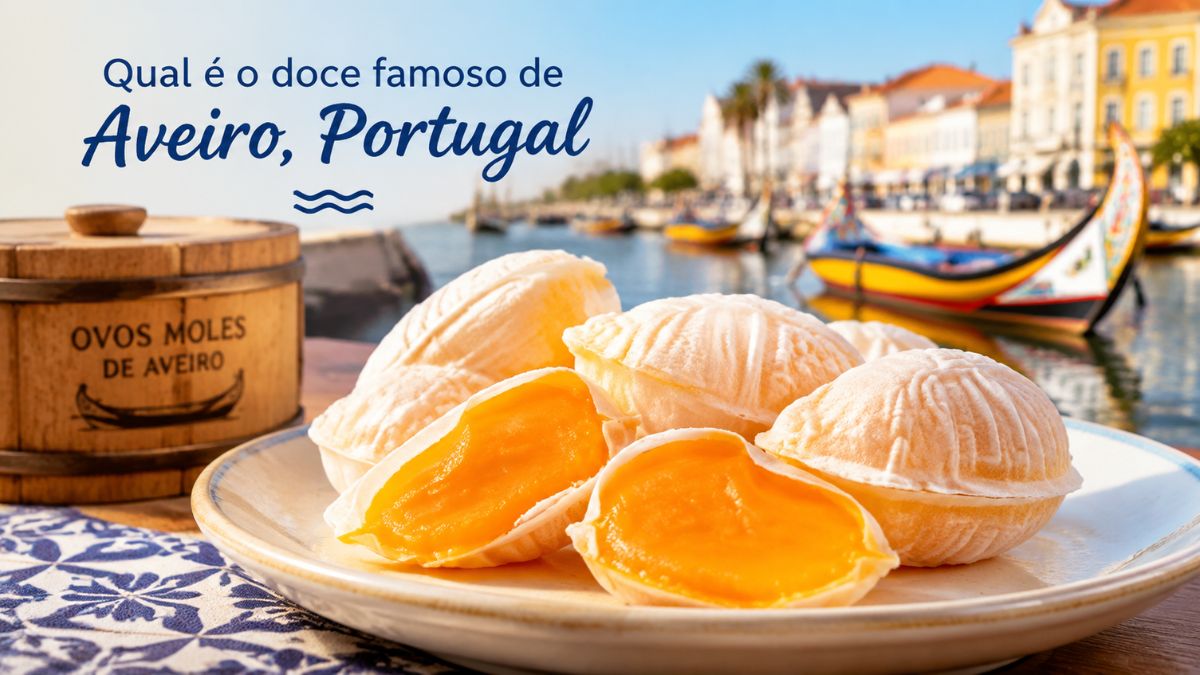 Qual é o doce famoso de Aveiro, Portugal